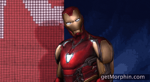 Iron Man Hello GIF by Morphin