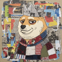Shiba Inu Art GIF by Doge Pound