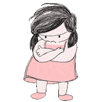 animation girl Sticker by snowbun