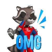 Raccoon Omg Sticker by BetFury