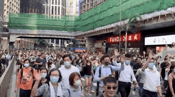 hong kong protests GIF