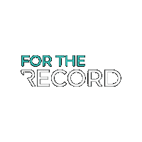 Recording For The Record Sticker by aestheticrecord