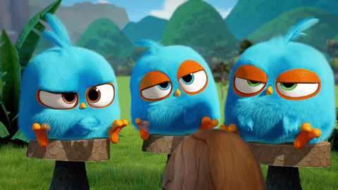 tired blues GIF by Angry Birds
