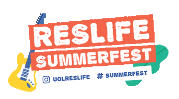 Summer City Sticker by Residence Life - University of Leicester