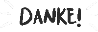 Thanks Thank You Sticker by Sissi Kandziora