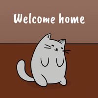 Welcome Home End Of Day GIF by MESA My Emotional Support Animal