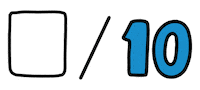 Score Number Sticker