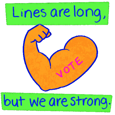 Vote Them Out Election 2020 Sticker by INTO ACTION