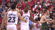 High Five Lets Go GIF by NBA