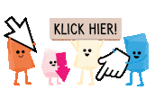 Pointing Click Sticker by Duschbrocken