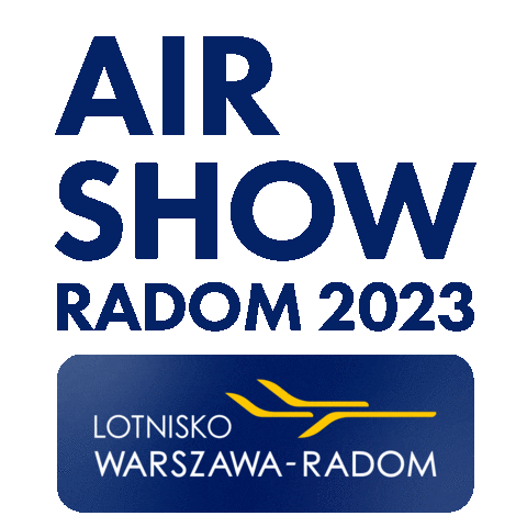 Air Show Airplane Sticker by Lotnisko Warszawa-Radom