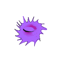 illustratingchange pink woman eyes tired Sticker