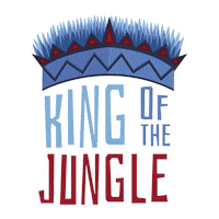 TheJungleAdventurePlay king king of the jungle thejungle thejungletribe Sticker