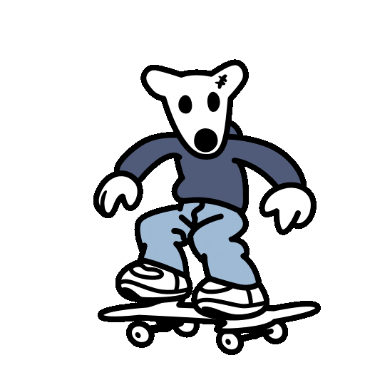 Dogs Skate Sticker by $DOGS Community