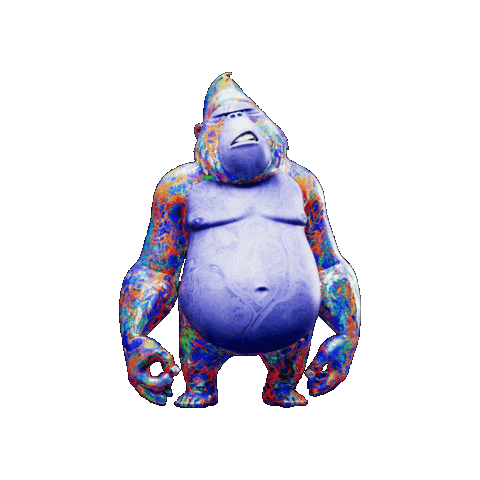 Gorilla Ape Sticker