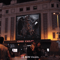 bcnvisuals netflix 3d billboard thewitcher GIF