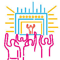 feriadecaliof salsa cali feria calico Sticker