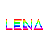 lenadijital lena lena dijital lenadijital lena color Sticker