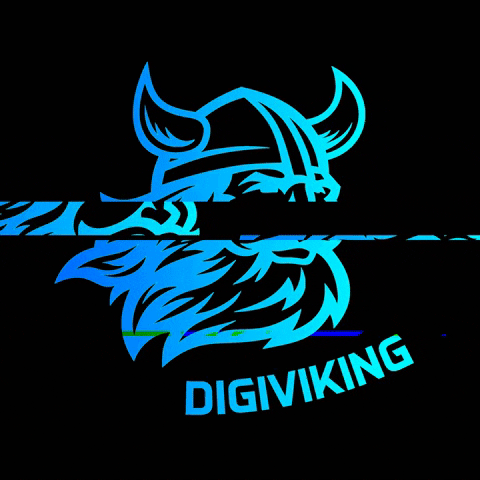 Digiviking giphygifmaker glitch marketing viking GIF