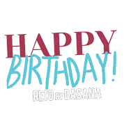 Happy Birthday Sticker by DASANA