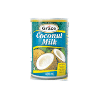 gracefoodsca jamaica coconut creamy coconutmilk Sticker