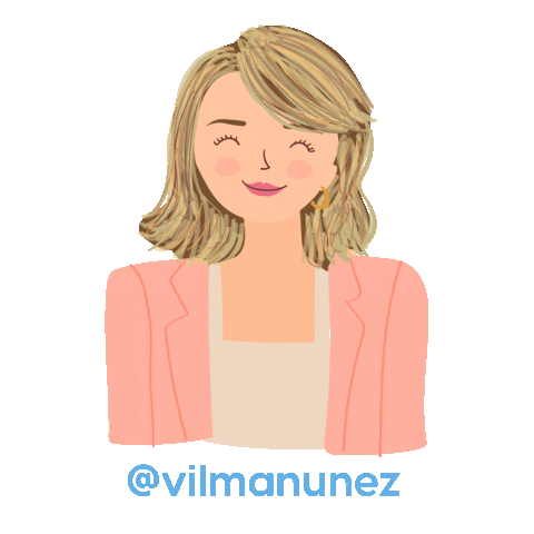 Vn Sticker by Vilma Núñez