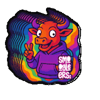 Psychobull Sticker by GuccioSmoogleers