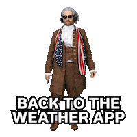 Party Weather Sticker