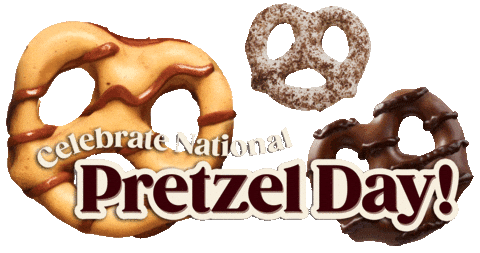 Pretzel Day Sticker by The Hershey Company