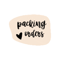 Webshop Orders Sticker by Happy Crafting