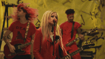 Avril Lavigne Singing GIF by The Tonight Show Starring Jimmy Fallon