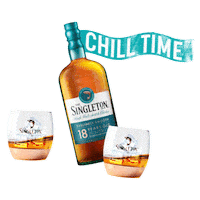 diageovn chill whisky single malt singleton Sticker