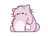 Cat Love Sticker by Pembe