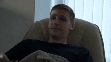 Blue Light Watching Movie GIF