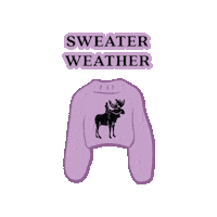 Sweater Weather Winter Sticker by Archer Roose Wines