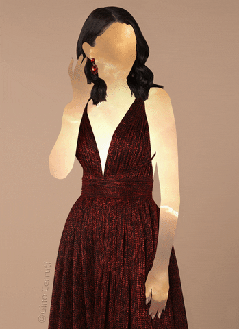 GinoCerrutiLondon girl beauty shine dress GIF