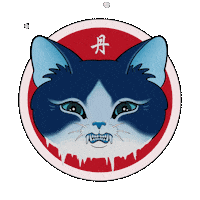 Cat Snow Sticker