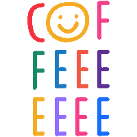Happy Coffee Sticker