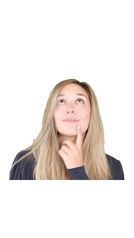 Think Sticker by Juliafaymurray