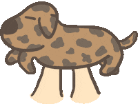 Dog Swimming Sticker