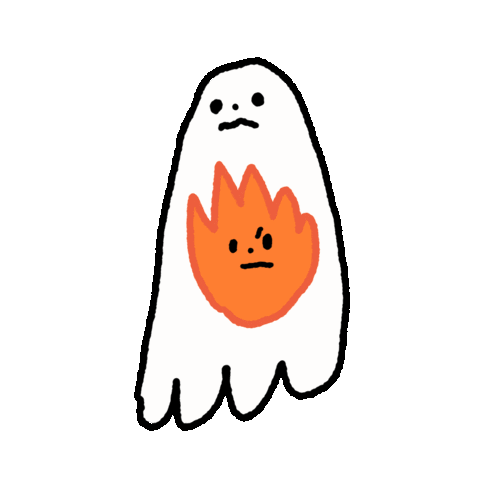 rinarinaree giphyupload halloween angry fire Sticker
