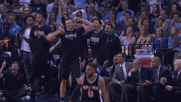 Nba Playoffs Reaction GIF by NBA