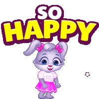 Excited I Am Happy Sticker by Lucas and Friends by RV AppStudios