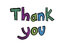 Rainbow Thank You Sticker by inHope Bristol