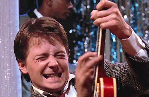 Back To The Future Rock GIF