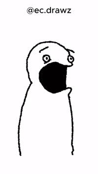 ecdrawz pop scream alien ec GIF