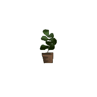 zziapk aesthetic plant pot minimalist Sticker