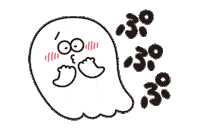 Ghost 笑 Sticker
