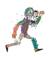 Illustration Violet Sticker by AutinDT