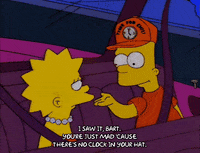 lisa simpson bart simspon GIF